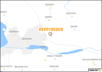 map of Permyakovo