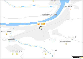 map of Perm\