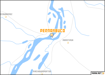 map of Pernambuco