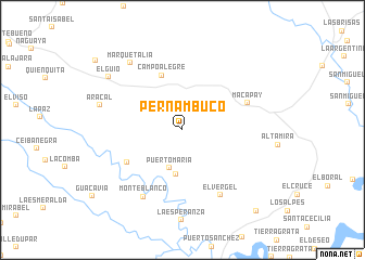 map of Pernambuco