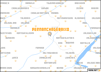 map of Pernancha de Baixo