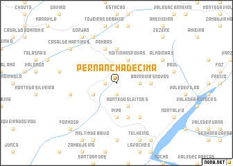 map of Pernancha de Cima