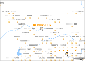 map of Perna Seca