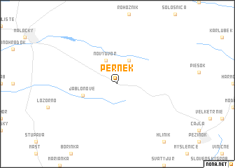 map of Pernek