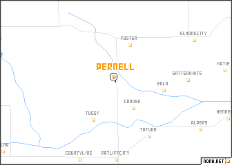 map of Pernell