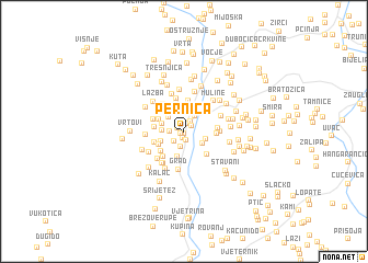 map of Pernica