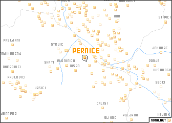 map of Pernice