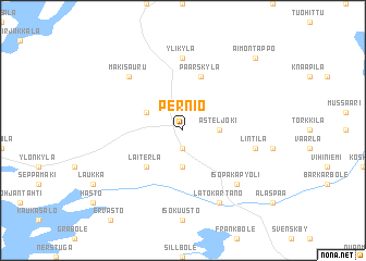 map of Perniö