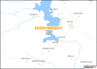 map of Pernitas Point