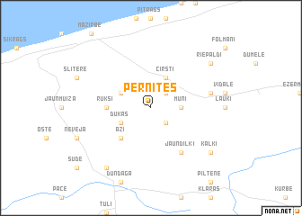 map of Pernītes