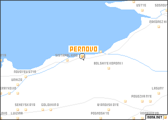 map of Pernovo