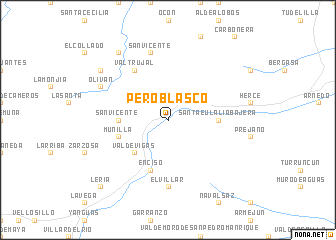 map of Peroblasco