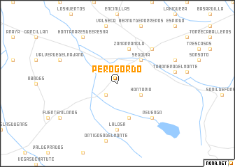 map of Perogordo