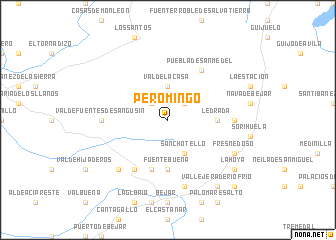 map of Peromingo