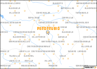 map of Perorrubio