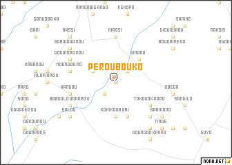 map of Péroubouko