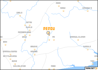 map of Pérou