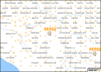 map of Pérou