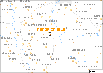 map of Perovića Mala