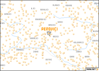 map of Perovići