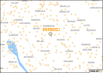 map of Perovići