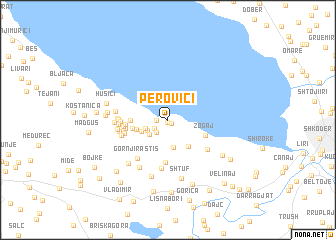 map of Perovići