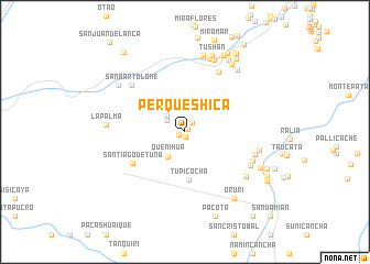 map of Perqueshica