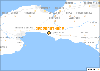 map of Perranuthnoe