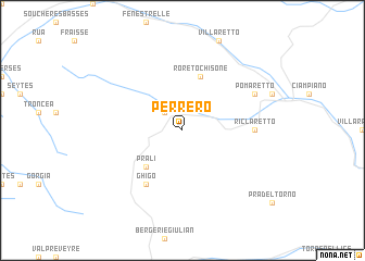 map of Perrero