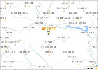 map of Perret