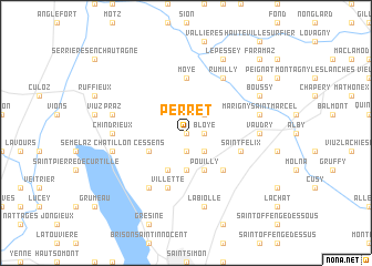 map of Perret