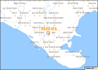 map of Perrins