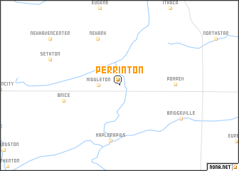 map of Perrinton