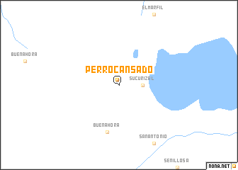 map of Perro Cansado