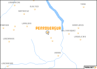 map of Perro de Agua