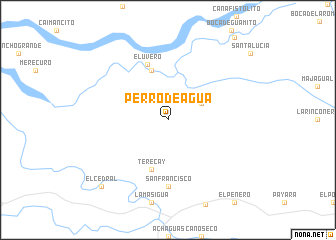 map of Perro de Agua