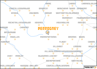 map of Perrogney