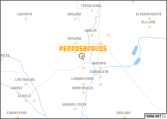 map of Perros Bravos