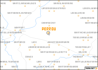 map of Perrou