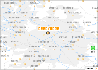 map of Perry Barr