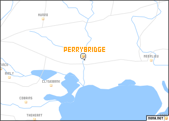 map of Perry Bridge