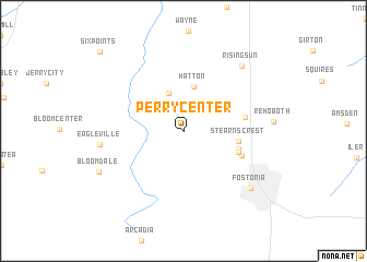 map of Perry Center