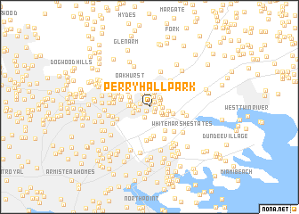 map of Perry Hall Park