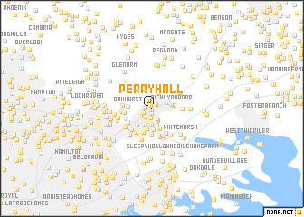 map of Perry Hall