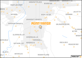 map of Perry Manor