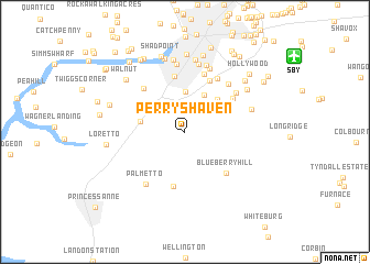 map of Perrys Haven