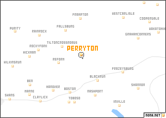 map of Perryton