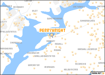 map of Perry Wright
