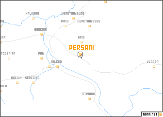 map of Perşani