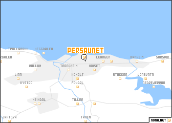 map of Persaunet